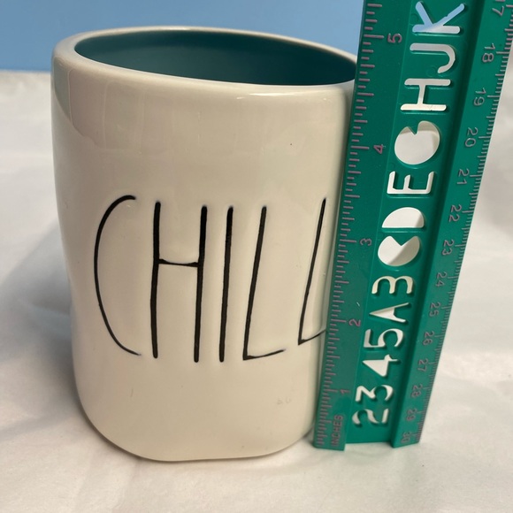 Rae Dunn Artisan Collection by Magenta “Chill” Ceramic White Mug ☕️ - Picture 6 of 12